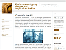 Tablet Screenshot of agencybrokerage.net